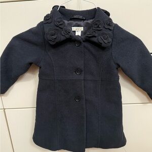 Place Black Pea Coat Classic Tailored Jacket